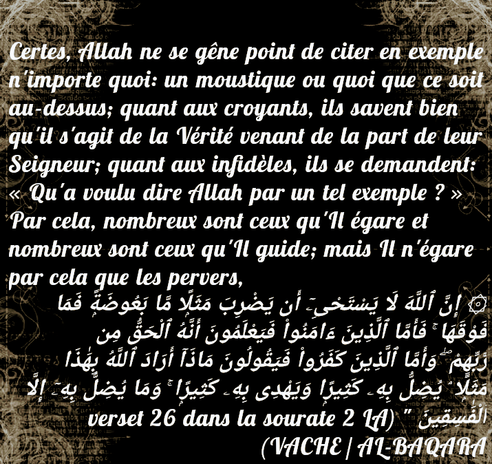 Sourate Al Baqara Verset